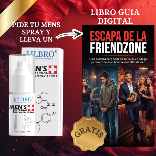 Mens Spray JJLBRO® | Extra Duración + Guía Digital: Escapa de la Friendzone