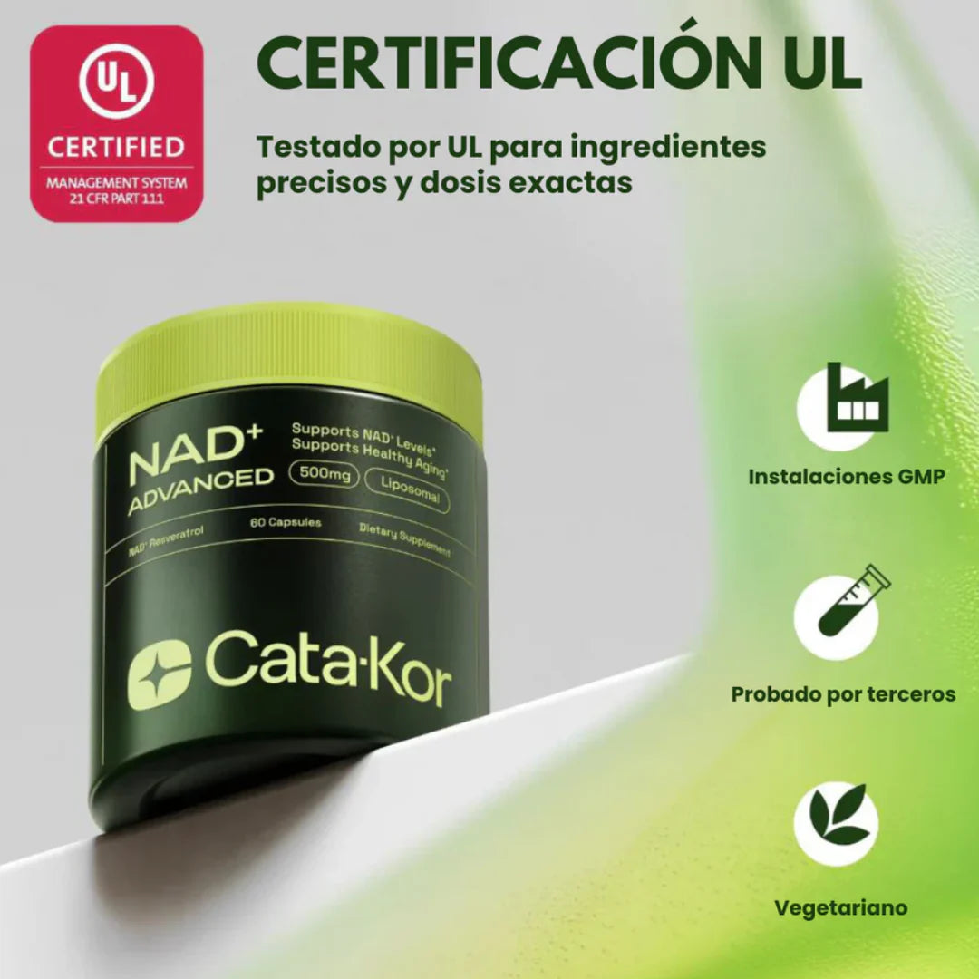 NAD Advanced CataKor® | Vitalidad y Bienestar Desde Adentro