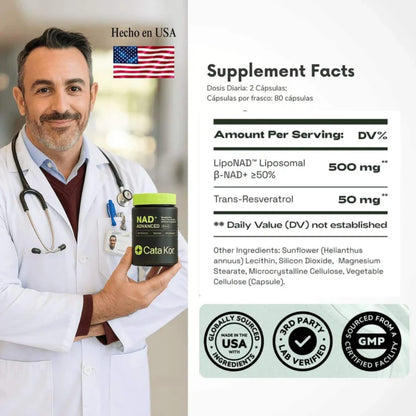 NAD Advanced CataKor® | Vitalidad y Bienestar Desde Adentro