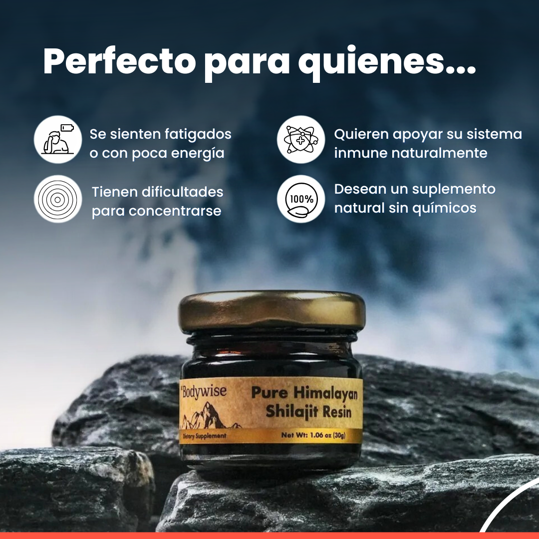 Resina Shilajit del Himalaya® | Potenciador Energético Natural